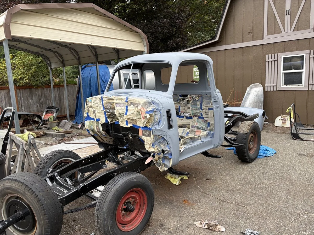 Old blue — 1950 Chevrolet Chevy pickup